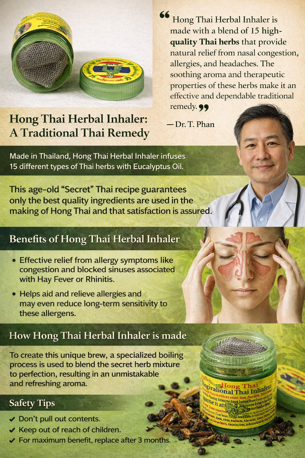 Thai Herbal Inhaler